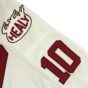 Maillot de football américain pour fans, vente en gros directe du fabricant, logo personnalisé OEM, transfert thermique, marque privée, vêtements de sport d'équipe, short - Product Image 5