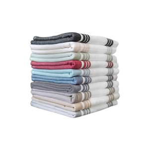 ผ้าเช็ดจานสีพีช ผ้าฝ้ายสีพื้นคุณภาพพรีเมียม ขนาด 50x70 ซม. เป็นมิตรกับสิ่งแวดล้อม 250 GSM ขายส่งจำนวนมาก รับผลิตแบบ OEM สำหรับส่งออก - Product Image 2