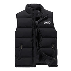 ALLIGNED INDUSTRY Abrigo con Capucha para Hombre, Beige, Acolchado, de Lana, con Cierre Frontal, Chaqueta Informal, Corte Regular, Reversible, Ecológico - Product Image 2