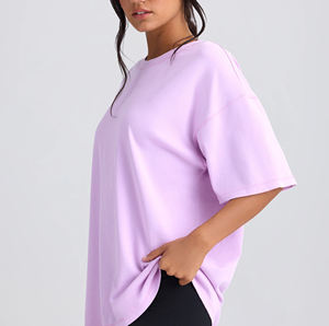 Camiseta de Algodón 100% para Hombre, OEM ODM, Personalizada con Logotipo Impreso en Relieve, Unisex, Gráfica, de Manga Corta, para Hombre y Mujer - Product Image 2