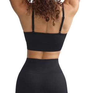 Wholesale Hot Sale Women Yoga Set Backless Padded Sports Bra and Shorts Fitness Gym Workout Seamless Activewear Two Piece Outfit - Product Image 3