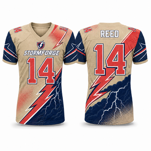 Uniformes de Fútbol Americano Personalizados Premium al por Mayor, Transpirables, de Poliéster, con Impresión por Sublimación, Proveedor de Marca Privada - Product Image 4