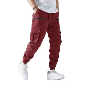 Nouveauté TACHTICAL STANDARD Pantalon cargo en molleton pour homme, style hip-hop, logo personnalisé, extensible dans 4 directions, polyester léger, pantalon à cordon de serrage - Product Image 4