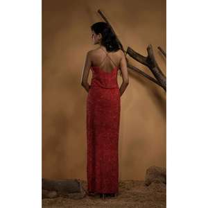 Luxury Premium Womens Mermaid Floor-Length Evening Gown | Designer-Inspired Elegant Formal Dress | Embroidery Breathable Fabric - Product Image 2