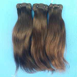 HUMAN <b>HAIR</b> Indian Virgin Human <b>Hair</b> <b>Extensions</b> 10-34 Inches - Product Image 2
