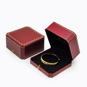 Boîtes à bijoux en papier haut de gamme avec logo personnalisé, pelliculage mat et gaufrage pour bagues, boucles d'oreilles, pendentifs, bracelets pour femmes, emballage cadeau - Product Image 1