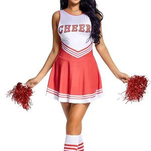 Uniformes de cheerleaders personnalisés en gros, uniformes de cheerleading sur mesure, design OEM, uniformes de cheerleaders à bas prix en nylon et spandex - Product Image 2