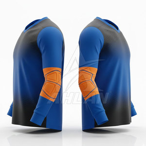 เสื้อทีมกีฬาผู้รักษาประตูแบบพรีเมี่ยมเสื้อเจอร์ซีย์ผู้รักษาประตูผ้าสำหรับเล่นกีฬาระบายอากาศได้ดี - Product Image 6