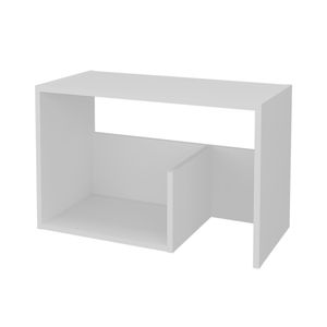 Mesa Auxiliar Blanca Vega Open Storage con Mesita de Noche de Melamina - Product Image 5