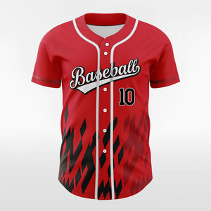 Maillot de baseball tendance à manches courtes, nouveau style, chemises de baseball en promotion, service OEM ODM personnalisé - Product Image 1