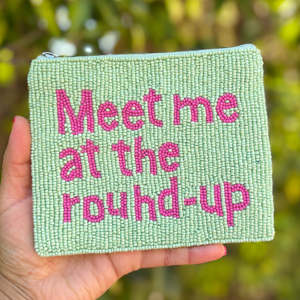 กระเป๋าใส่เหรียญทรงกลมปักลูกปัดทำด้วยมือกระเป๋าคลัทช์สำหรับผู้หญิงกระเป๋าใส่เหรียญขนาดเล็กสามารถซักได้ - Product Image 3