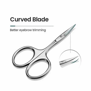 Ciseaux à cuticules en acier inoxydable, ciseaux de précision courbés pour manucure, coupe-cuticules - Product Image 5
