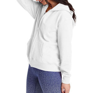Sweats à capuche zippés pour femmes en matière douce, disponibles dans toutes les couleurs, personnalisez votre propre design, prix de gros, sweats à capuche haute visibilité pour femmes - Product Image 3