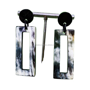 Joyería antigua elegante cuerno indio Jhumka pendientes dijes tradicionales para mujeres y niñas gota de moda exclusiva - Product Image 3