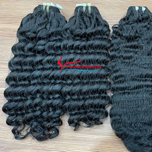 ผมต่อแบบเวฟลึก เรมี่ เกรดพรีเมียม คุณภาพสูง แบบไม่ผ่านการแปรรูป  จัดเรียงเกล็ดผมอย่างดี  ซุปเปอร์ดับเบิ้ลดรอน  จำหน่ายส่ง  ผลิตภัณฑ์จากเวียดนาม - Product Image 2