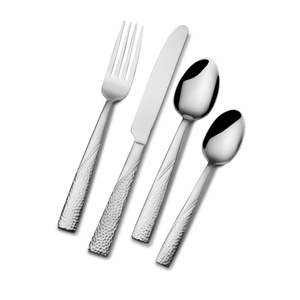 Juego de Cubiertos de Acero Inoxidable Popular con Acabado de Alto Brillo, Resistente al Óxido, para Bodas, con Diseño de Mango Elegante - Product Image 4