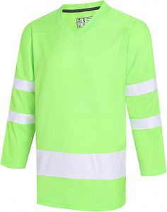 Camiseta de Hockey sobre Hielo 100% Poliéster Transpirable Ajustada Unisex con Impresión Digital y Bordado del Equipo Knights - Product Image 1
