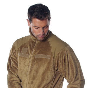 Men's Quarter-Zip Stand Collar <b>Fleece</b> <b>Jacket</b> Solid Color Casual Breathable Polyester Material Cotton <b>Lining</b> Regular Fit Winter - Product Image 1