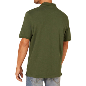 Camiseta Polo Clásica de Algodón para Hombre, Logotipo Bordado Personalizado, Manga Corta, Ropa Casual de Lujo, Camiseta Polo Slim de Algodón Pima - Product Image 3