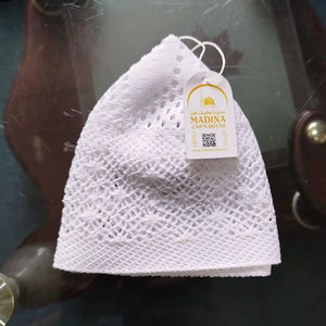 Bonnet Kufi en tricot de haute qualité, très populaire, casquette musulmane, couvre-chef, bonnet 100 % coton réglable toutes saisons pour hommes et femmes - Product Image 2
