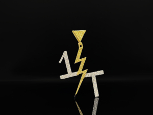 Colgante de Diamantes de Aleación Chapada en Rodio Esmerilado Estilo Hip Hop Personalizado The Ice Legacy con Encanto de Dinastía Real - Product Image 2