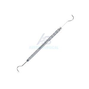 Raspadores Dentales Manuales de Acero Inoxidable con Punta Fina, Mango Equilibrado, Agarre Ergonómico, Bordes Suaves y Control Preciso - Product Image 4