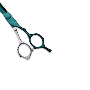 Ciseaux à cheveux professionnels personnalisés avec logo, pour droitiers, légers, durables, lame en acier inoxydable, manche moyen, outil de salon - Product Image 6