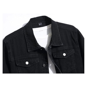 แจ็คเก็ตยีนส์ผู้ชายทรงสลิมฟิต ยืดได้ แต่งขาดสไตล์คลาสสิก เสื้อโค้ทเดนิมเท่ห์ๆ สไตล์ลำลอง สตรีทแวร์ แฟชั่นเสื้อนอกสำหรับผู้ชาย - Product Image 3