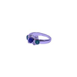 Wedding Wear 925 Sterling <b>Silver</b> Kyanite <b>Emerald</b> Gemstone <b>Silver</b> Plated Jewelry Women Wear Classic <b>Ring</b> - Product Image 1