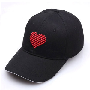 Casquette de baseball unisexe pour enfants ECONEX SPORTS, noire, 6 panneaux, couleur unie, respirante, imperméable, en toile, avec boucle métallique, ajustée - Product Image 3