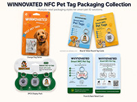 Etiquetas NFC con Forma de Flor para Perros, Artículos Promocionales al por Mayor