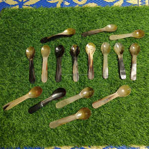 Nouvelle conception 100% meilleure qualité corne de boeuf petite cuillère - Product Image 5