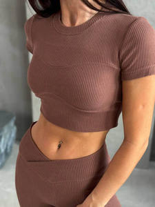 Conjuntos Deportivos Bnice con Logotipo Personalizado para Mujer, Cintura Alta, Transpirables, para Gimnasio, Fitness, Yoga, Leggings con Efecto Push-Up - Product Image 3