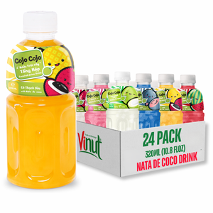 Jus Tropical Drink 330ml Jelly & Nata De Coco OEM Private Label Échantillon Gratuit - Product Image 1
