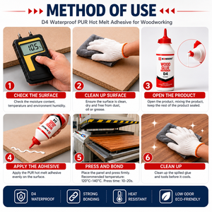 Pegamento para Madera <span class=keywords><strong>Titebond</strong></span>, 100% Sólido, Alta Resistencia, Secado Rápido, Impermeable, Adhesivo PUR D4 - Product Image 3