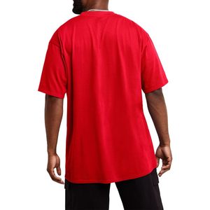 T-shirt de sport d'été pour hommes en gros, séchage rapide, respirant, en soie glacée, couleur unie, manches courtes, pour le fitness - Product Image 5
