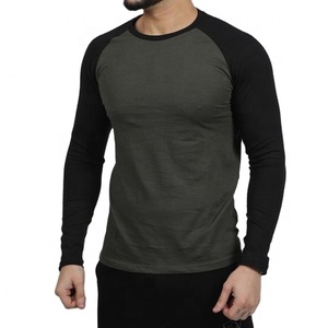 Camiseta de manga corta/larga unisex, informal, de algodón, raglán, original, deportiva, informal - Product Image 1
