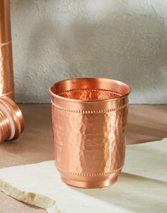 Vaso de Cobre Hecho a Mano con Grabado, Diseño Vintage, Taza Portátil para el Hogar, Fiestas y Bodas - Product Image 5