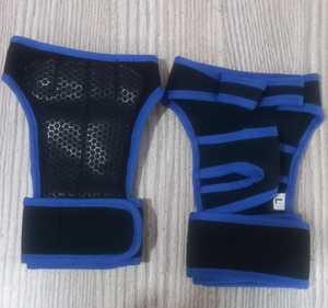 Gym Fitness Gloves Lace-<b>up</b> Half Finger Lightweight Breathable Polyester 0.5kg Weightlifting Plyometric Exercises - Product Image 1