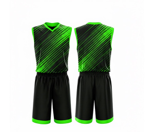 OEM Basketball Jersey Set Full Sublimation Custom Team Uniform for Dry Breathable Polyester Jersey And Shorts For <b>Men</b> Women - Product Image 2