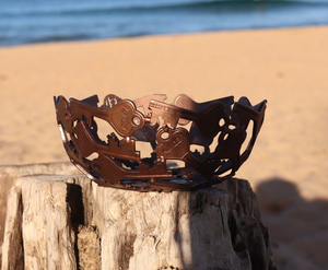 Cuenco de Metal decorativo japonés de diseñador hecho a mano de alta tendencia, forma texturizada única para el hogar, cocina, nuevo cuenco decorativo único - Product Image 5