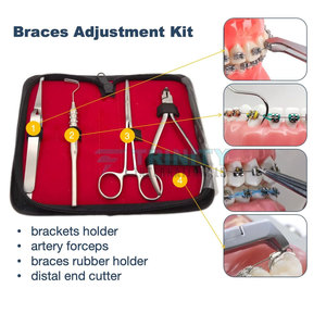 Kit d'outils dentaires, pinces orthodontiques pour la pratique clinique, kit de pinces orthodontiques au design pratique, kits de pinces orthodontiques - Product Image 3