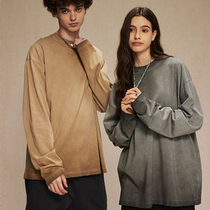 Camiseta de Manga Larga Lisa con Estampado Personalizado HSI 2026, Camiseta de Manga Larga con Estampado Serigrafiado, Venta al Por Mayor, OEM/ODM, Lista para Enviar - Product Image 1