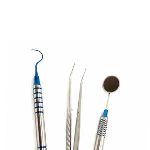 Kit de Instrumentos de Examen Dental de Acero Inoxidable Alemán, Manual, Reutilizable, Ergonómico y de Alta Calidad - Product Image 6