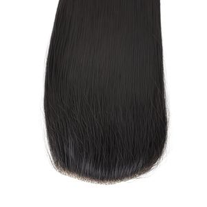 Mono topper 22 pouces Noir naturel Qualité Super Double Drawn Texture de cheveux lisses - Product Image 2