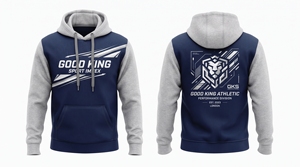 Sudadera con Capucha para Hombre, Diseño Personalizado OEM, Sublimación, Serigrafía, Invierno, Dos Tonos, Ropa Deportiva, Poliéster/Algodón - Product Image 6