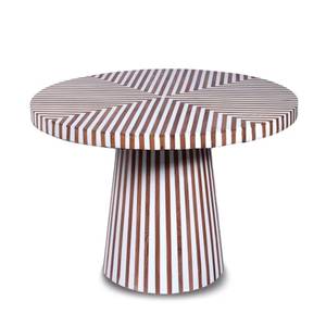 Handmade Green Floral Bone Inlay Coffee Table - Product Image 4