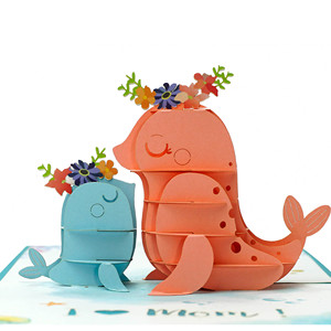 Tarjetas 3D Pop-up en Blanco para el Día de la Madre - Diseño y fabricación personalizados de HMG en Vietnam - Product Image 2