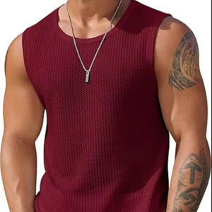 Chaleco Deportivo Personalizado al por Mayor, Transpirable, de Alta Calidad, de Secado Rápido, sin Mangas, para Gimnasio y Viajes, Camisetas de Tirantes Personalizadas para Hombre - Product Image 1