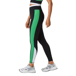 Модные стильные женские леггинсы, спортивная одежда, леггинсы для тренировок с высокой талией, удобные штаны для йоги, леггинсы с V-образным вырезом